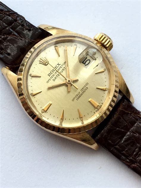 rolex donna d'oro 1973|vintage rolex watches.